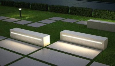 Betonowe ławki w nowoczesnych ogrodach