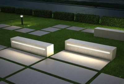 Betonowe ławki w nowoczesnych ogrodach