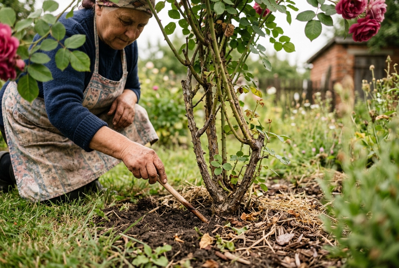 Jak sprawdzić wilgotność gleby testem patyka – krok po kroku – zdjęcie ilustrujące artykuł „Jak podlewać róże?”